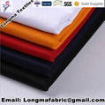 Customized Colors 110gsm TC Plain Dyed Polyester Cotton Fabric For Shirt 2