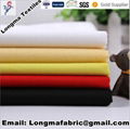 Customized Colors 110gsm TC Plain Dyed Polyester Cotton Fabric For Shirt 4