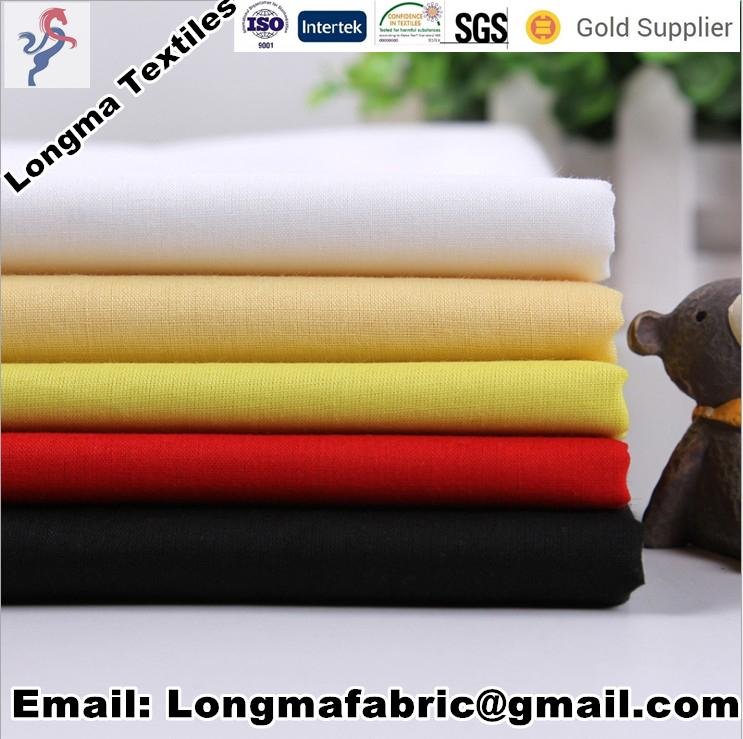 Tc Polyester cotton dyed fabric for pocketing and shirt fabric T/C65/35 133X72  2