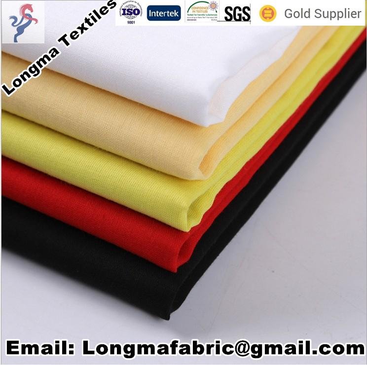 china textile fabric factory supply T/C90/10 45X45 110X76 63  4