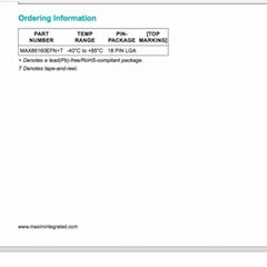 MAX86160为集成式心率监测传感器模块