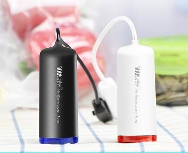 Portable mini travel vacuum compressor home storage vacuum pump l   age repack p