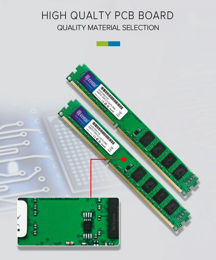 KVVEDO Ram Memory DDR3 4GB 1600mhz 2