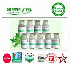 Natural low calorie NOP ceritified organic food use, gras, stevia leaves extract