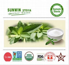 Natural low calorie food use NOP organic  stevia leaves extract Reb-D 60 percent