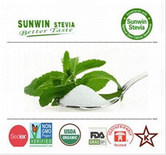 Natural low calorie food use NOP organic  stevia leaves extract Reb-D 99%