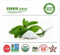 Natural low calorie food use NOP organic  stevia leaves extract Reb-M 30 percent
