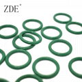 Small Green FKM Rubber O Ring Seal 2