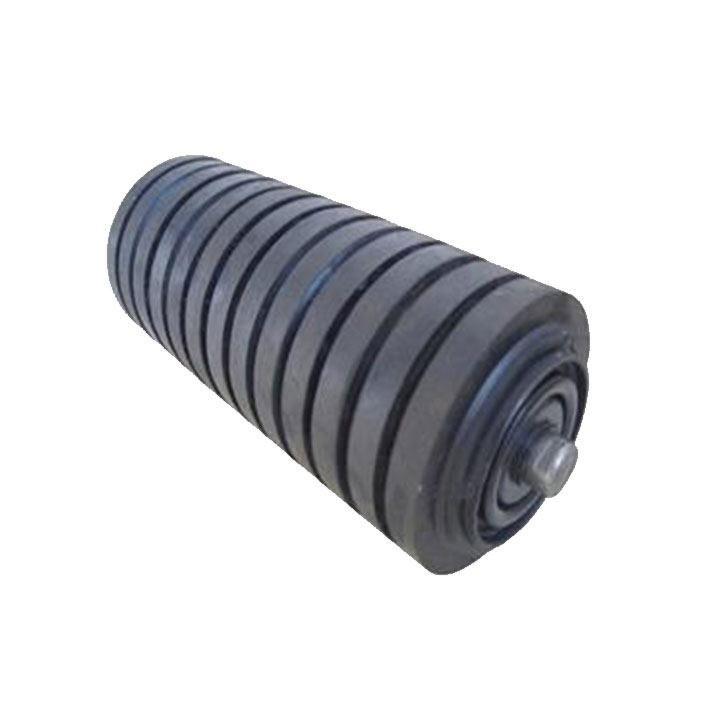 Rubber Coated Impact Idler Rollers Conveyor Rollers 3