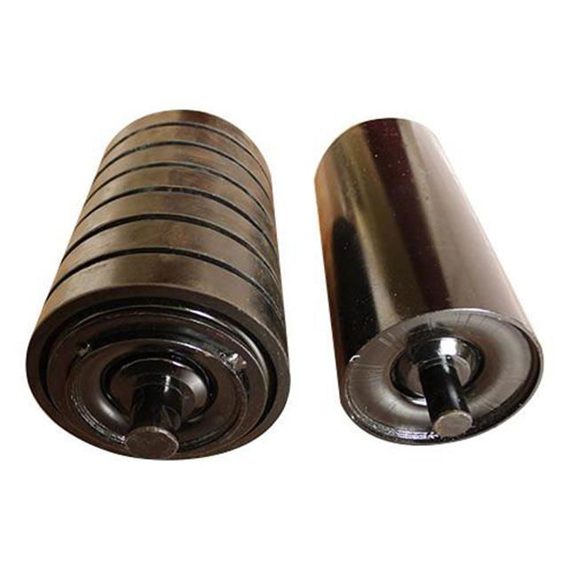 Rubber Coated Impact Idler Rollers Conveyor Rollers 4