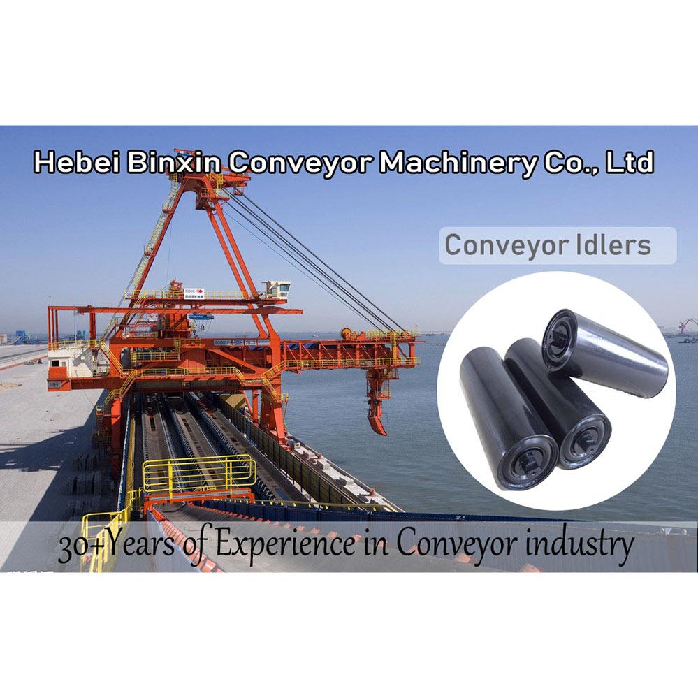 Steel Pipe Carrier Trough Roller for Belt Conveyor System