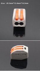100pcs Cable Connector Push-In Terminal Block Lever PCT-212 215 Electric Univers