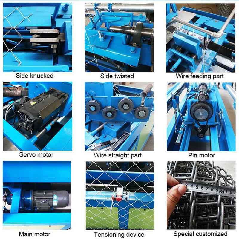 chain link mesh fence machine manufacturer and price 5