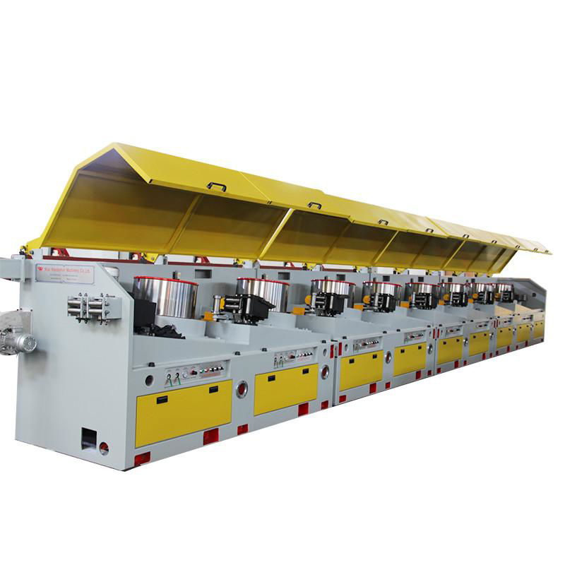 Straight line wire drawing machine