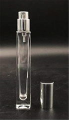 China low price hot selling perfume square tube cling neck glass bottle 10ML who