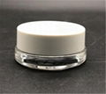 high quality best selling cosmetic round jar screw neck press  glass bottle 6G