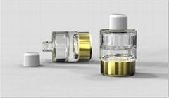 China low price free sample cosmetic double mouth perfume cream bottle 7G