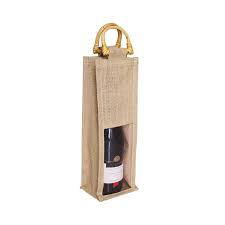 Jute Wine Bottle Bag