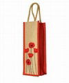 Jute Water Bottle Bag