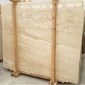 High Quality Turkish Light Travertine Vein Cut Slab  2