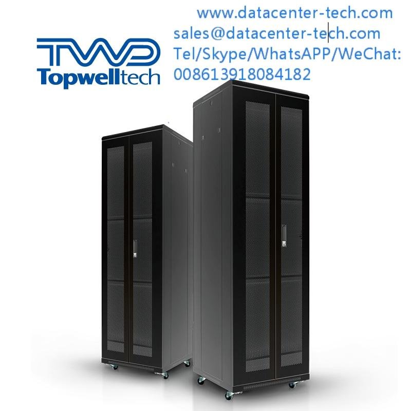 Made In China 18U-48U 19 Inch Floor Network Cabinet For Data Center 4