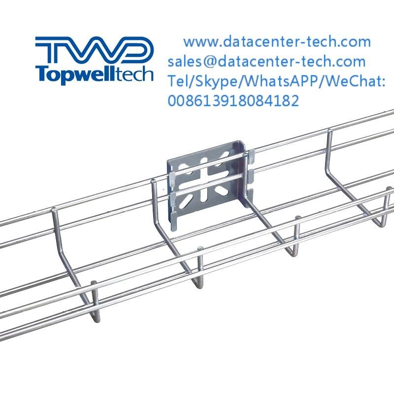 Hot Dipped Galvanised 100mm Wire Basket Cable Tray 2