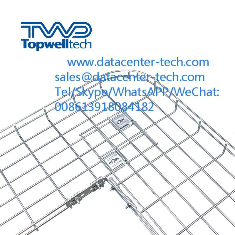 Hot Dipped Galvanised 100mm Wire Basket Cable Tray 3