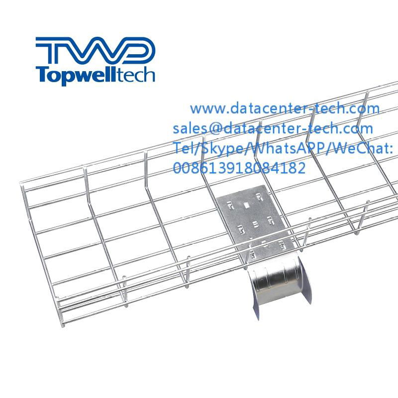 Hot Dipped Galvanised 100mm Wire Basket Cable Tray 4