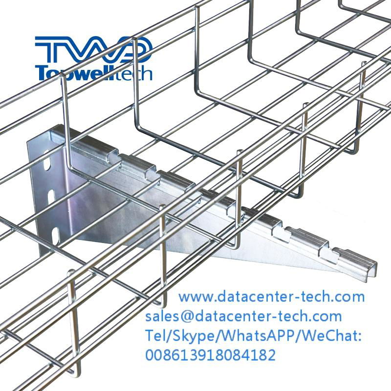Hot Dipped Galvanised 100mm Wire Basket Cable Tray 5