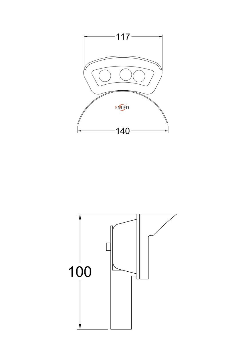 LED古建筑射灯3W 5