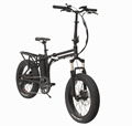 20 fat tire electric folding bike with rear rack  1