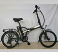 foldable electric bicycle 36v10ah 250w DC motor city ebike Lightweight electric 