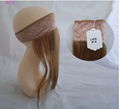 Stock Top European Virgin Hair Lace Wig Grips Headband With Hair  3