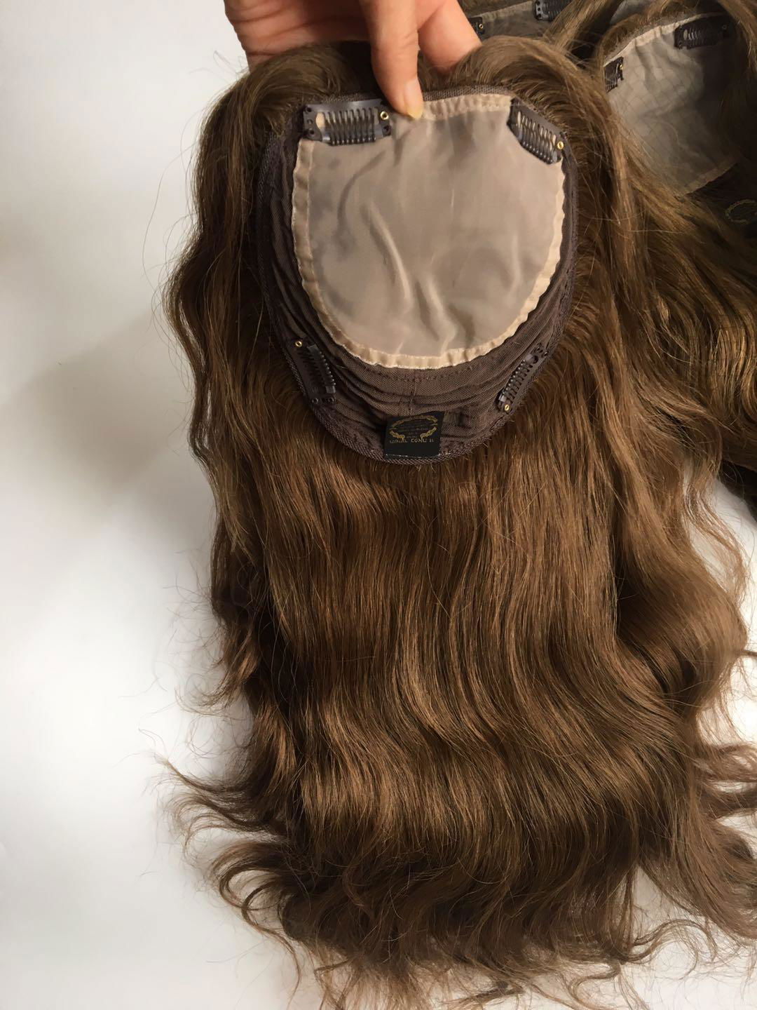 Finest European Virgin Hair Kosher Hair Topper Not Wig Unprocessed Jewish Hair 4
