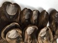 Finest European Virgin Hair Kosher Hair Topper Not Wig Unprocessed Jewish Hair 5