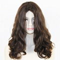 Best Quality 100% European Virgin Hair Wave Jewish Wig 4x4 Silk Top Kosher Wig  5