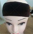 Wig Grip With Double Side Velvet Adjustable Headband In Brown Black Beige Color 3