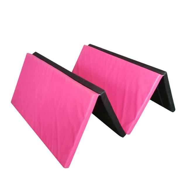 Four gymnastic folding mat for fitness body building  3