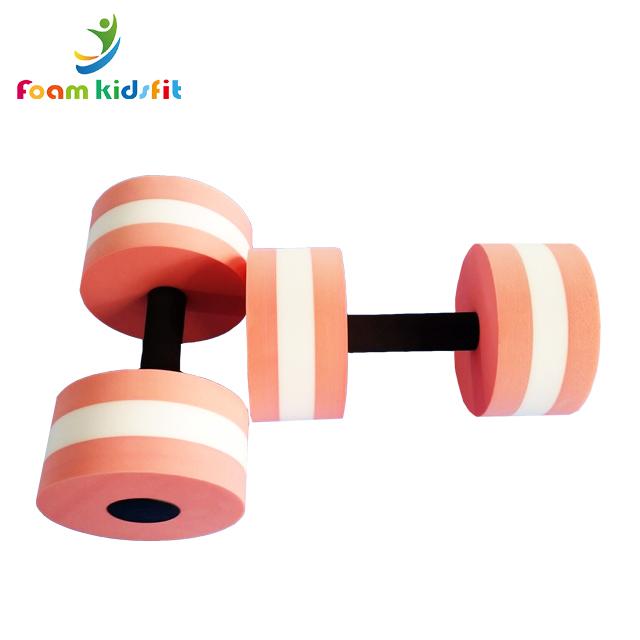  Exercise Hot Sale water Swimming EVA Dumbbell Water Swimming Dumbbell