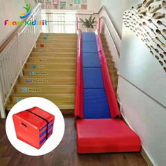 Indoor toddler soft foam folding  slides