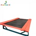 Comfortable big indoor children jump sport fitness folding trampoline 