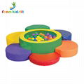 High quality colorful big foam  indoor soft play ball pit kid's ball pool for  2