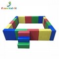 High quality colorful big foam  indoor soft play ball pit kid's ball pool for  4