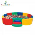 High quality colorful big foam  indoor soft play ball pit kid's ball pool for  5