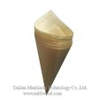 Wooden cone disposable tableware 1