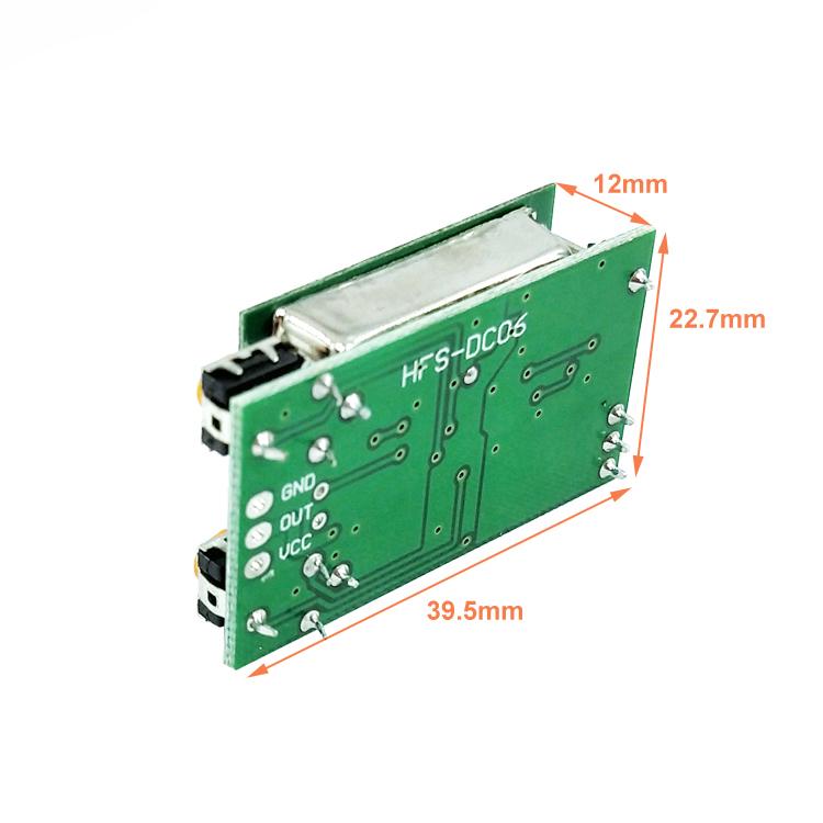  5.8G DC Microwave Motion Sensor Module HFS-DC06 12V Input TTL Output  4