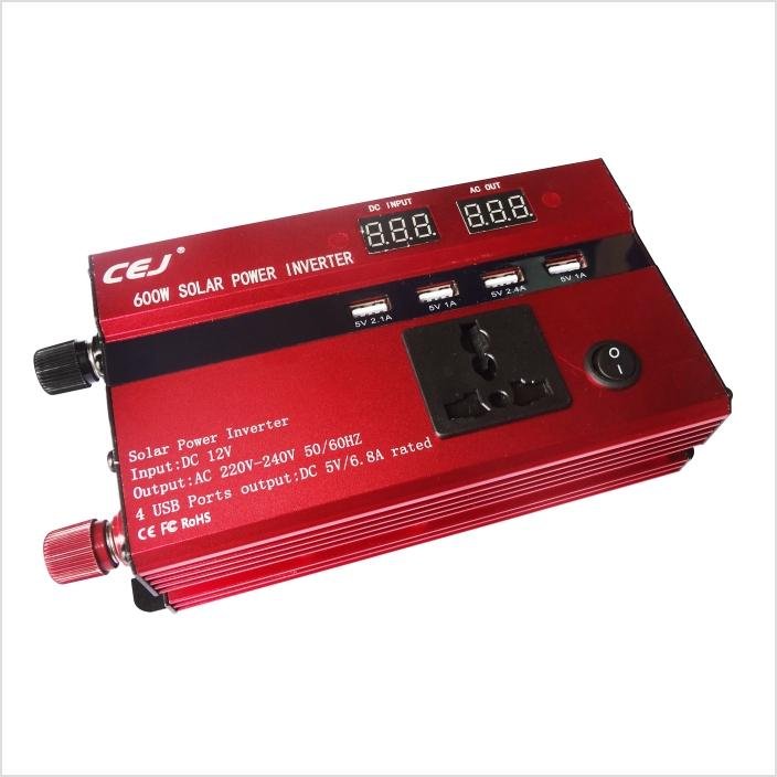 inverter with sockets & USB  600W 