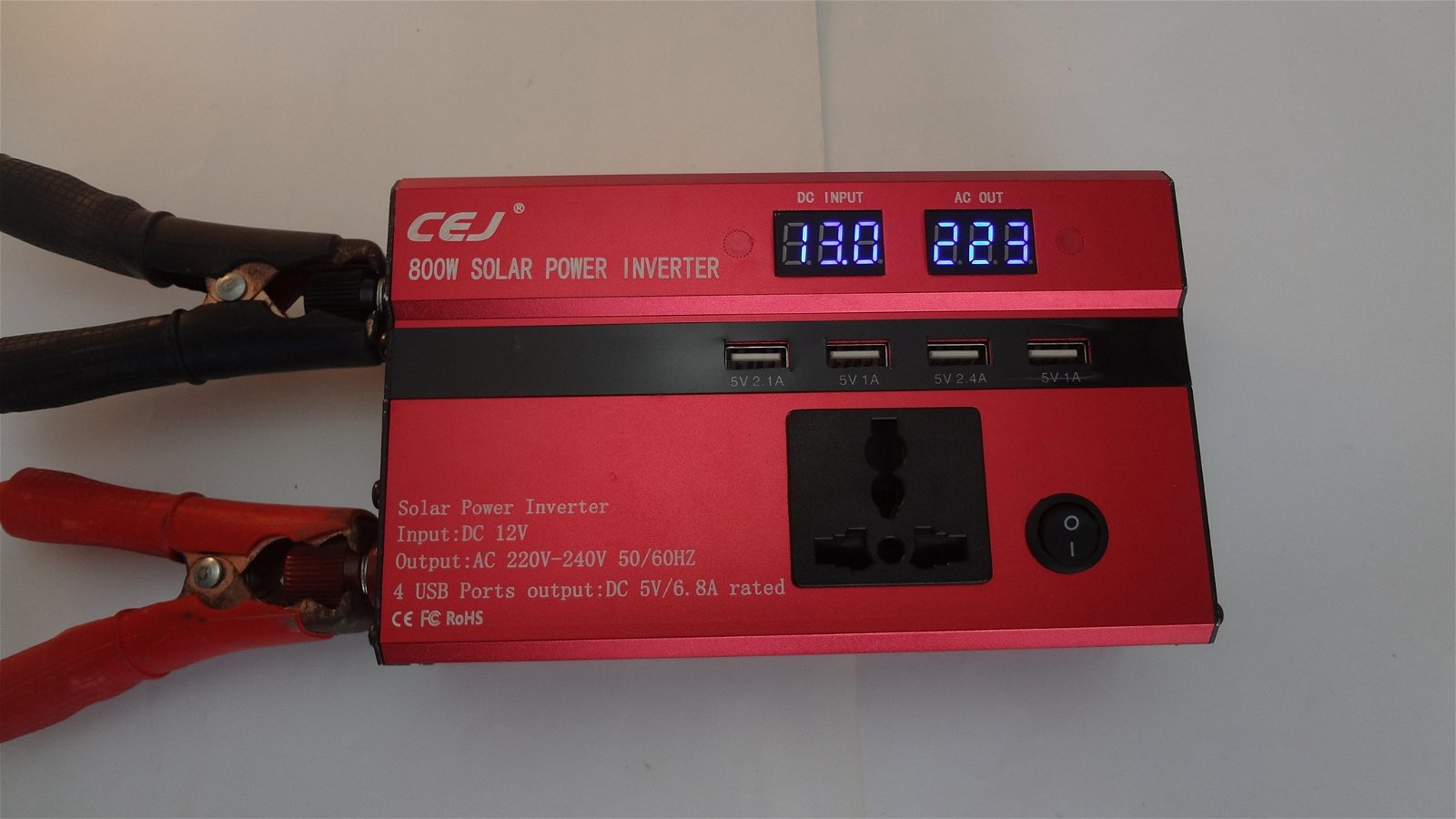 inverter with sockets & USB  800W  4