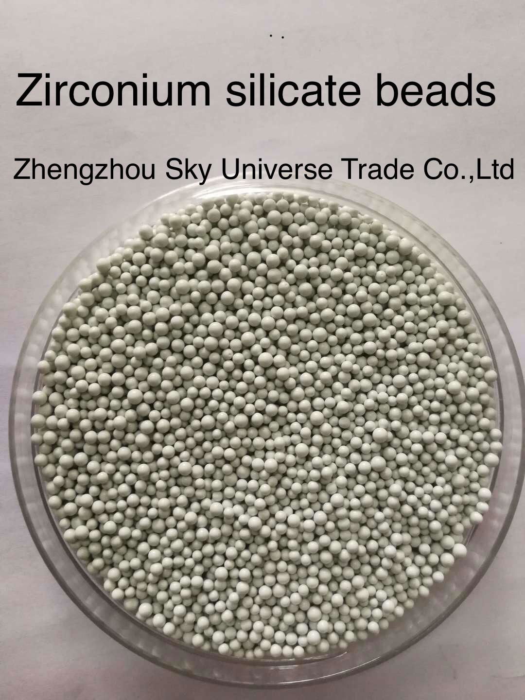 high quality zirconium silicate ceramic grinding media 0.650mm SKY