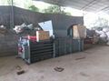 HFW1-80 Series Closed Type Horizontal Baler for waste Plastic bale pressing 1